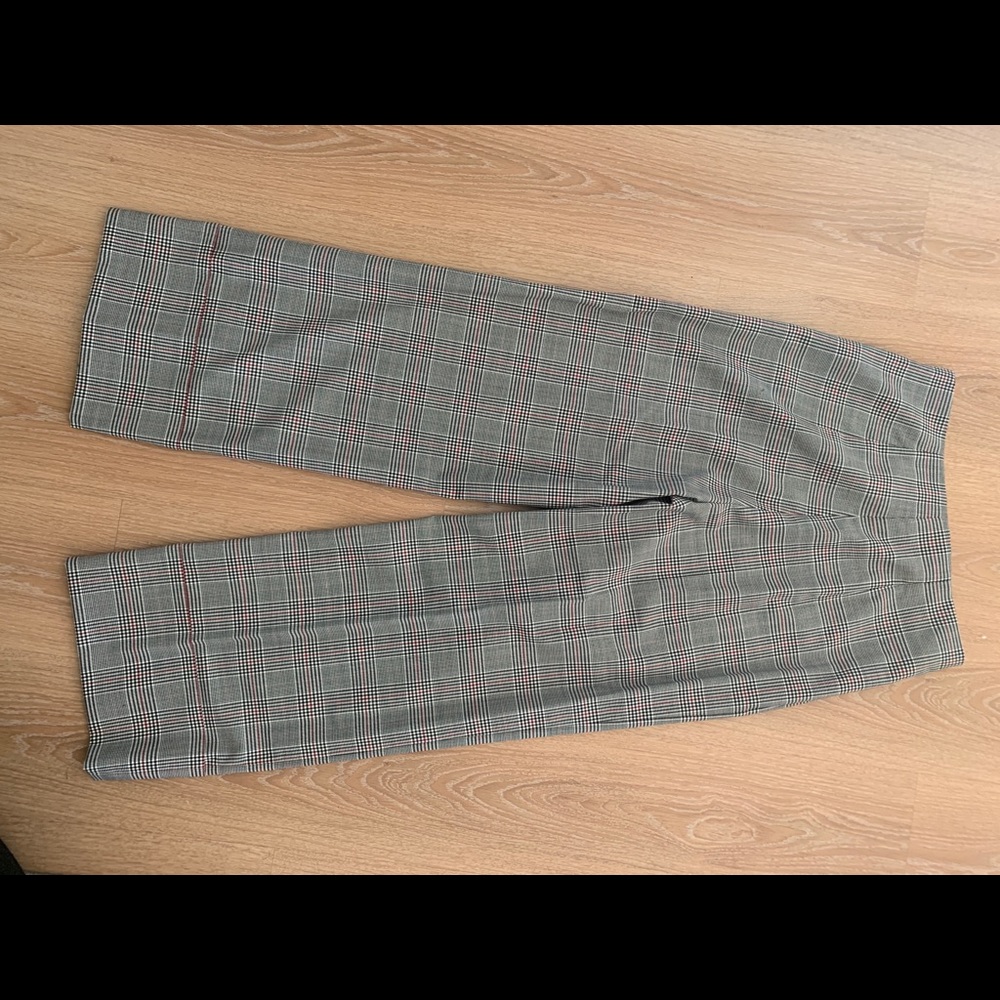 Zara high waisted wide leg pants (brand new)